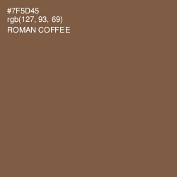 #7F5D45 - Roman Coffee Color Image